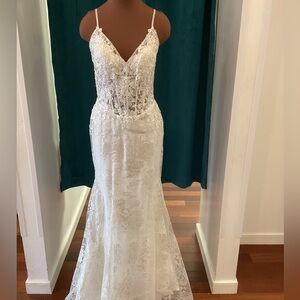 Cinderella Divine lace mermaid corset dress